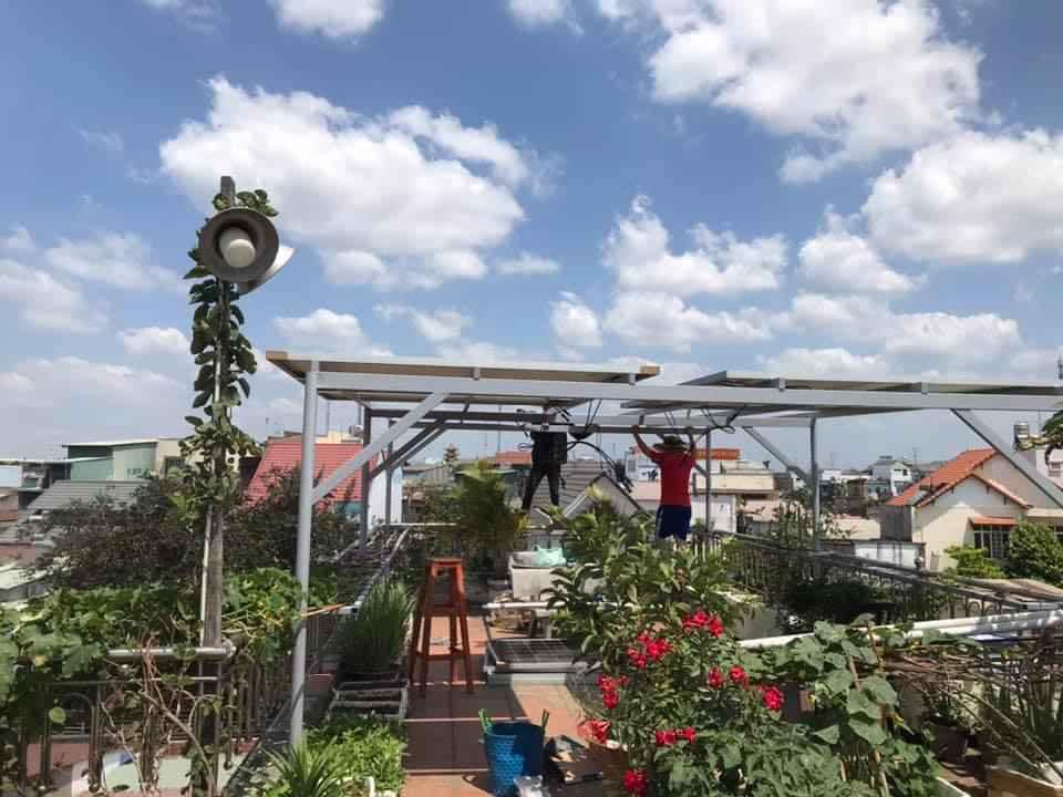 Hệ thống điện mặt trời hòa lưới 6kWp cho hộ gia đình chị Hạnh tại Đồng Nai
